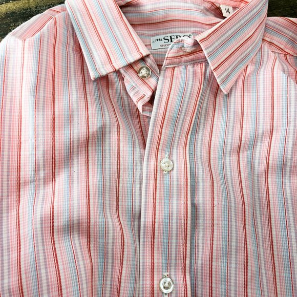 Vintage Ms. SERO Deadstock Women's Long Sleeve Blouse Shirt Deadstock Retro - Picture 8 of 8